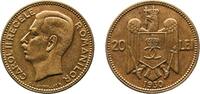Romania 20 Lei Romania Kingdom 1930 20 Lei - Carol II Nickel brass Royal Mint (Tower Hill) (6750000) 7.52g AU KM 51 Schön 58 -