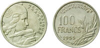 France 100 Francs France Fourth Republic 1955 B 100 Francs Copper-nickel (75% Copper, 25% Nickel) Beaumont-le-Roger Mint (136584872) 5.88g UNC Fr -