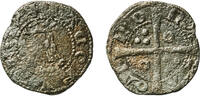 Spain 1 Denier Spain Principality of Catalonia 1291 - 1327 Dinero - Jaime II Billon (.250 silver) La Seca Mint 0.87g VF Cru 346 -