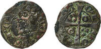 Spain 1 Denier Spain Principality of Catalonia 1291 - 1327 Denier - James II (Barcelona) Billon (.250 silver) La Seca Mint 1.26g VF Cru 347 -