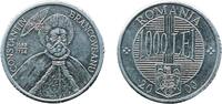 Romania 1000 Lei Romania Republic 2000 1000 Lei Aluminium (75% Magnesium, 25% Aluminium) Bucharest Mint 2.03g UNC KM 153 Schön 167 -