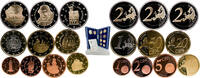  2016 R Rome Mint San Marino San Marino Republic 2016 R Euros Prooof Set (Set with 10 coins)  Bimetallic Rome Mint (2400) PF PF