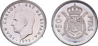 Spain 50 Pesetas Spain Kingdom 1975 *19-79 50 Pesetas - Juan Carlos I Copper-nickel (75% copper, 25% nickel) Royal Mint of Spain (33000000) 12.5g -