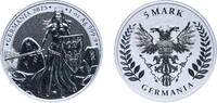 Germany 5 Mark Germany 2025 5 Mark Lady Germania (Germania) Silver (.9999) Germania Mint (15000) 31.1g UNC -