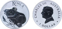 1 Dollar 2025 Australia Australia Australian external territory 2025 1 Dollar Charles III Koala Silver (.9999) UNC unz