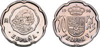 Spain 50 Pesetas Spain Kingdom 1996 M 50 Pesetas (Felipe V) Copper-nickel (75% copper, 25% nickel) Royal Mint of Spain (11047000) 5.6g UNC KM 96 -