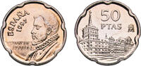 Spain 50 Pesetas Spain Kingdom 1997 M 50 Pesetas (Juan de Herrera) Copper-nickel (75% copper, 25% nickel) Royal Mint of Spain (17496000) 5.6g UNC -