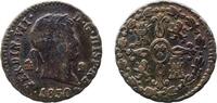 Spain 2 Maravedis Spain Kingdom 1830 2 Maravedis - Fernando VII (Segovia) Copper Real ingenio de Segovia Mint 2.3g VF KM 487 -