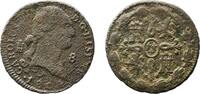 Spain 8 Maravedis Spain Kingdom 1802 8 Maravedis - Carlos IV Copper Segovia Mint 10.6g VF KM 428 -
