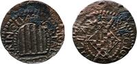 Spain 1 Seiseno Spain Principality of Catalonia Kingdom 1641 Seiseno (Tárrega) Copper Tàrrega 2.38g XF Cal 218 -