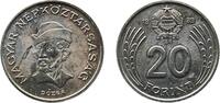 Hungary 20 Forint Hungary People's Republic 1989 BP. 20 Forint Copper-nickel Hungarian mint (31890000) 7.08g UNC KM 630 Schön 128 ÉH 1631 Adamo F -