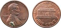 United States 1 Cent United States Federal republic 1988 1 Cent Lincoln Memorial Cent (copper plated zinc) Copper plated zinc (6092810000) 2.48g XF -