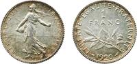 France 1 Franc France Third Republic 1920 1 Franc Silver (.835) Castelsarrasin Mint (19321795) 5.02g UNC Franc 2014 217 Gad 1789 467 KM 844 Sc -