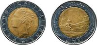 Italy 500 Lire Italy Republic 1983 R 500 Lire Bimetallic: bronzital centre in acmonital ring Istituto Poligrafico e Zecca dello Stato Mint (138 -