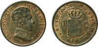 Spain 1 Centimo Spain Kingdom 1906 ????SLV 1 Centimo - Alfonso XIII (4th portrait) Bronze (95% copper, 4% tin, 1% zinc) Royal Mint of Spain (750 -