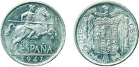 Spain 10 Centimos Spain Nationalist Government 1941 10 Centimos - Iberian rider Aluminium (97.5% aluminium, 2.5% copper) Royal Mint of Spain (2479 -