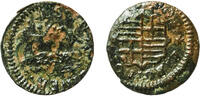 Spain 1 Denier Spain Principality of Catalonia Spanish states 1707 - 1711 Dinero - Carlos III (pretender) Copper La Seca Mint 0.67g VF KM PT3 -