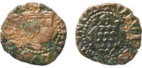 Spain 1 Denier Spain Principality of Catalonia Spanish states 1598 - 1621 Denier - Philip III (Gerona) Copper Girona Mint 0.55g VF Clipped Cal -