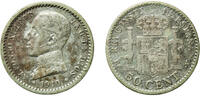 Spain 50 Centimos Spain Kingdom 1910 ????1-0 PCV 50 Centimos - Alfonso XIII (5th portrait) Silver (.835) Royal Mint of Spain (4526000) 2.48g VF K -