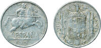 Spain 10 Centimos Spain Nationalist Government 1953 10 Centimos - Iberian rider Aluminium (97.5% aluminium, 2.5% copper) Royal Mint of Spain (8658 -