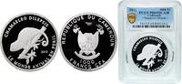 Cameroon 1000 Francs Cameroon Republic 2012 1000 Francs Chamaelo dilepsis Silver 20g PCGS PR 69 -