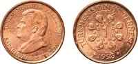 Turkmenistan 1 Teňňe Turkmenistan 1993 1 Teňňe Copper plated steel Royal Mint (100000000) 1.88g UNC KM 1 Schön 2 -