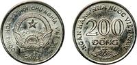 Vietnam 200 Đồng Vietnam Socialist Republic 2003 200 Đồng Nickel plated steel Mint of Finland (500000000) 3.15g UNC KM 71 Schön 142 -