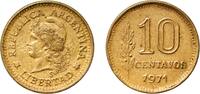 Argentina 10 Centavos Argentina Federal Republic 1971 10 Centavos Aluminium bronze Buenos Aires Mint (135623493) 2.16g AU KM 66 Schön 66 -