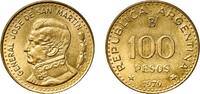 Argentina 100 Pesos Argentina Federal Republic 1979 BAˢ 100 Pesos (non-magnetic) Aluminium bronze (Cu 92 Al 8) Buenos Aires Mint (43389383) 8.14g UN -