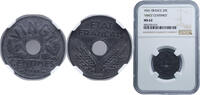 France 20 Centimes France Vichy French State 1941 20 Centimes (Vichy French State) Zinc Paris Mint (54044000) 3.5g NGC MS 62 Franc 2014 152/2 -