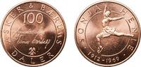 Norway Norway Kingdom 1969 100 Daler - Asker & Bærum Bronze Royal Norwegian Mint 13.39g UNC -