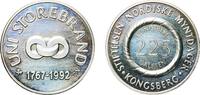 Norway Norway Kingdom 1992 Medal - Norges myntdager Kongsberg Silver 15.58g UNC -