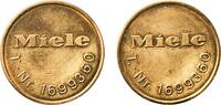 Germany Germany Federal Republic ND Token - Wertmarke Laundry Token - Miele (1699360) Brass Berlin Mint 5.8g UNC -