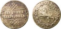 Norway Norway Kingdom ND Token - Christiania Steam Kitchen Zinc 2.91g VF Øverland 71.35 -