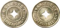 Denmark Denmark Kingdom 1933 Medal - Aalborg; HUNDEKL-KVT; MARIENDAL-ML 2.23g AU -