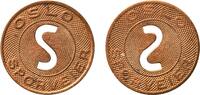 Norway Norway Kingdom ND Token - Oslo Sporveier (Oslo, Norway) Copper 1.90g UNC Øverland 21.6 -