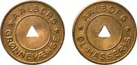 Denmark Denmark Kingdom ND Token - Aalborg; Grønnevænge; GL-Hasseris Brass 2.16g UNC -