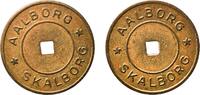 Denmark Denmark ND Token - Aalborg Skalborg Brass 2.27g UNC -