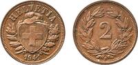 Switzerland 2 Rappen Switzerland Federal State 1941 B 2 Rappen (Wreath; bronze; heavy type) Bronze (95% copper, 4% tin, 1% zinc) Bern Mint (3448000) -