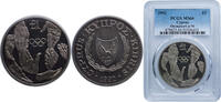 Cyprus 1 Pound Cyprus Republic 1992 1 Pound (Olympic Games Barcelona) Copper-nickel (8000) 28.28g PCGS MS 66 KM 67 -