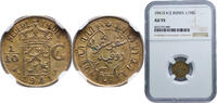 Indonesia ⅒ Gulden Indonesia Netherlands East Indies Dutch colony 1941 S ⅒ Gulden - Wilhelmina Silver (.720) (Copper .280) San Francisco Mint (5815 -