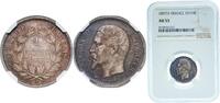 France 1 Franc France Second Empire 1857 A 1 Franc - Napoleon III Silver (.900) Paris Mint (1679991) NGC AU 55 Franc 2014 214 Gad 1789 460 KM -