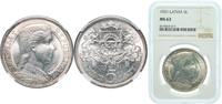 Latvia 5 Lati Latvia Republic 1931 5 Lati Original luster Silver (.835) Royal Mint (Tower Hill) (2000000) 25g NGC MS 63 KM 9 Schön 9 -