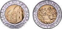 San Marino 500 Lire San Marino Republic 1992 R 500 Lire (Columbus) Bimetallic: aluminium bronze centre in stainless steel ring Rome Mint (4518864) 6 -