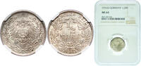 Germany ½ Mark Germany Second Empire 1916 D ½ Mark - Wilhelm II (type 2 - small shield) Original luster Silver (.900) (Ag 900, Cu 100) Munich M -