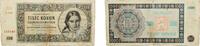 1000 Korun 1945 Czechoslovakia Czechoslovakia Third Republic 1945 1000 Korun Paper VF  P 74 VF