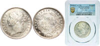 India East India Company 1840 1 Rupee - Victoria Silver (.917) (398554000) 11.66g PCGS MS 62 P 458.1