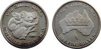 Australia 1 Dollar Australia Commonwealth Elizabeth II 1989 1 Dollar Australia's Teddy Bear -