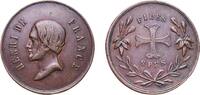 France France ND (1835-1840) Token - Henri de France (Fides Spes) Bronze 5.9g XF -