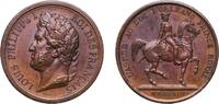 France France Kingdom 1845-1848 Medal - Louis Philippe I Copper Paris Mint 9.07g AU Collignon 1395 -